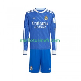 Maillot de Foot Real Madrid Troisième 2025-26 Manches Longues - Enfant